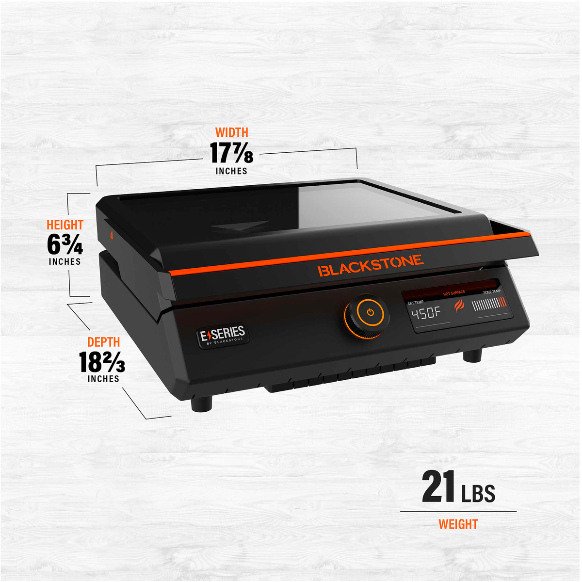 Plancha Eléctrica E-Series 17″