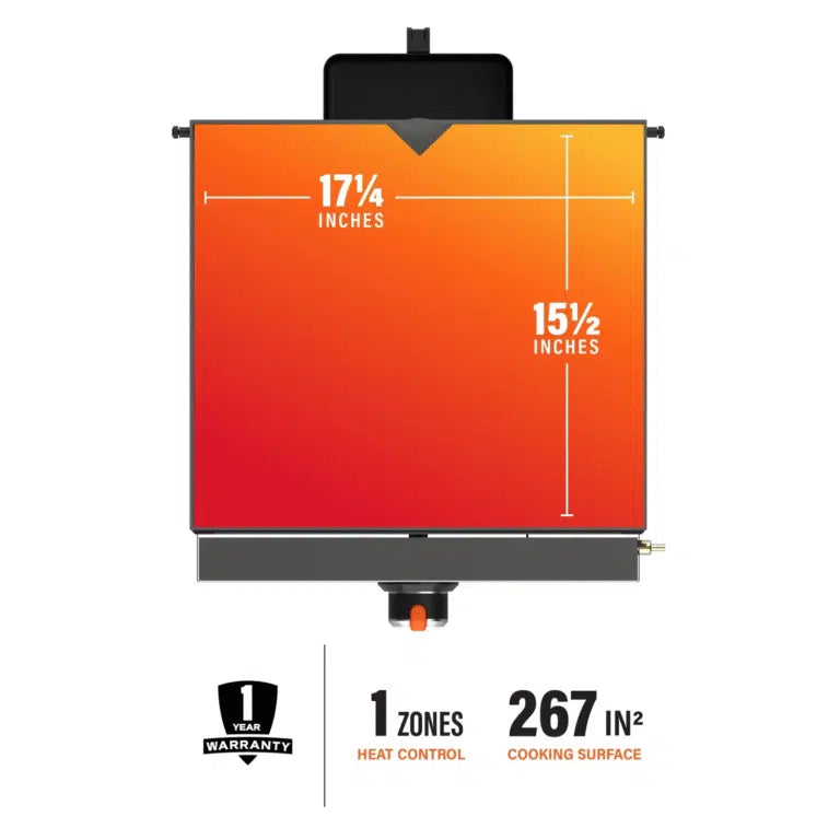 Plancha a gas Tabletop 17″